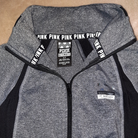 PINK Victoria's Secret 3/4 Zip Pullover Size s - Picture 2 of 4